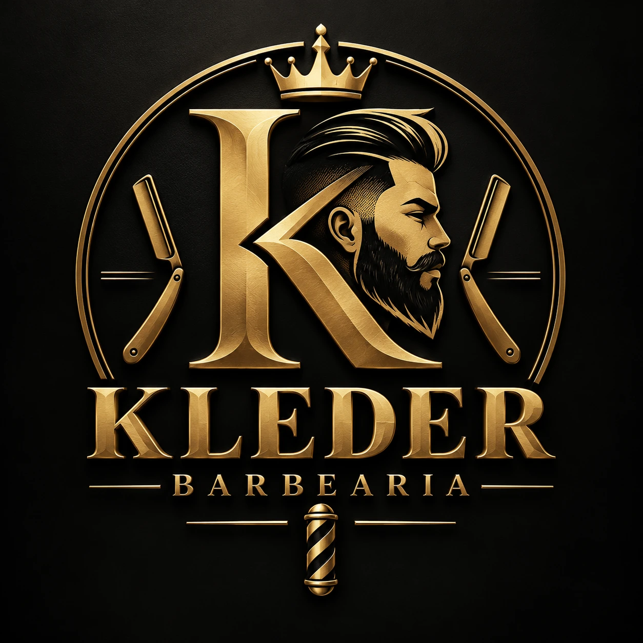Emblema da Kleder Barbearia